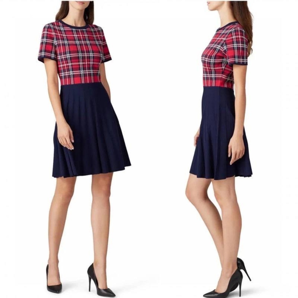 Draper James Georgia Plaid Sweater Dress